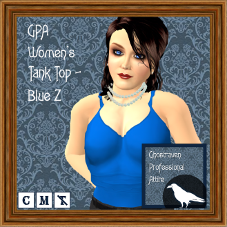 GPA Women's Tank Top - Ad - Blue Z